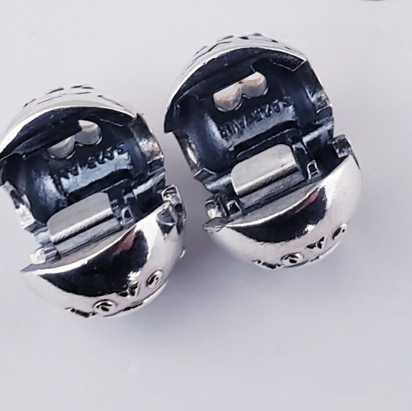 ♥️ 8pc Authentic Pandora LOVE BRACELET GIFT 🎁 SET With 14k GOLD - Picture 12 of 14